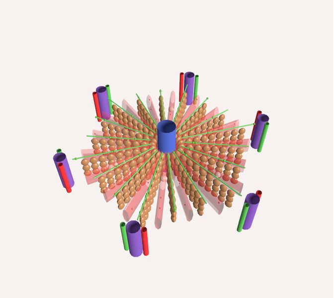 Lobulillo hepático en 3D